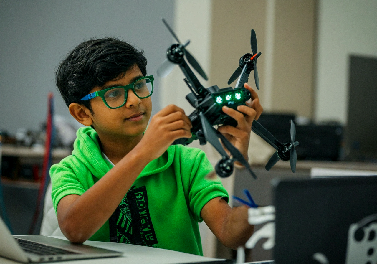 Drone education in action